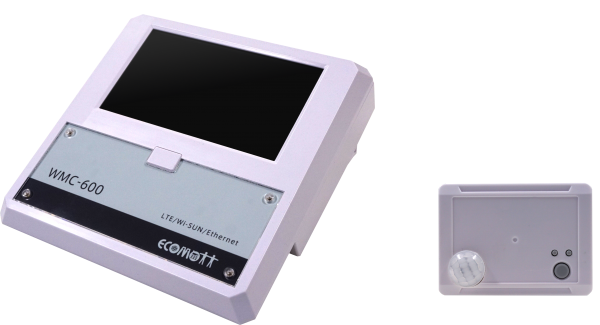 左側：WMC-600（親機）、右側：WMC-13（子機）